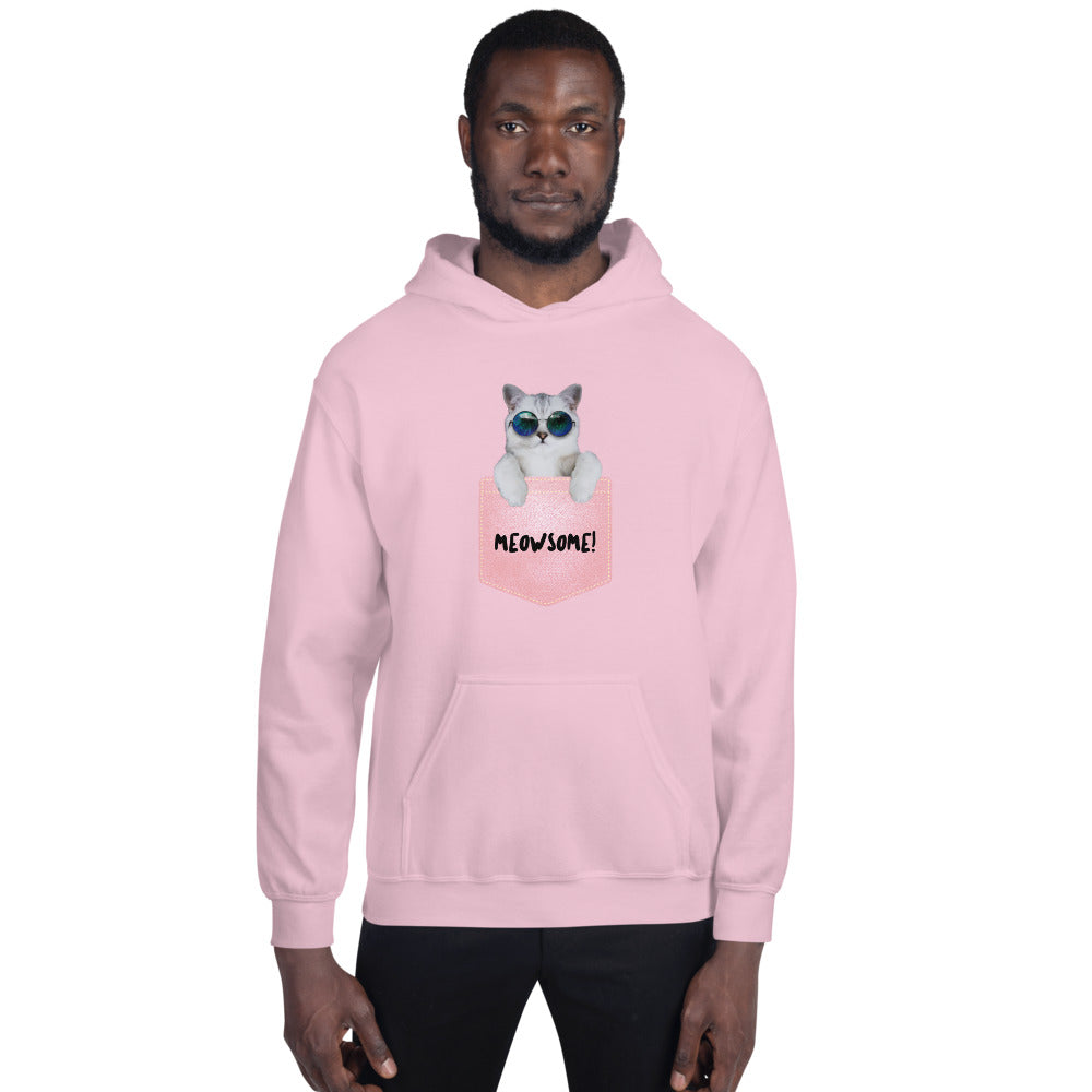 Pink Hoodie for Women | Meowsome Cat Hoodie