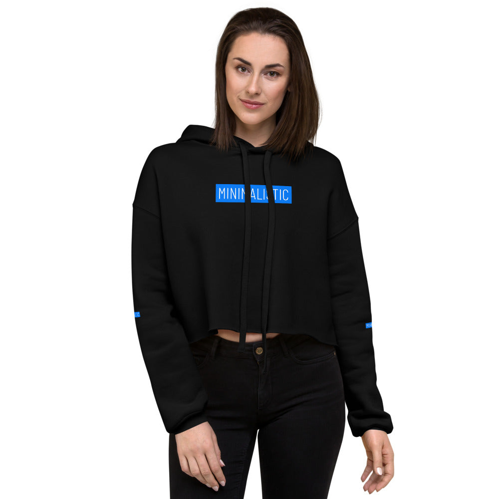 Minimalistic Womens Crop Hoodie