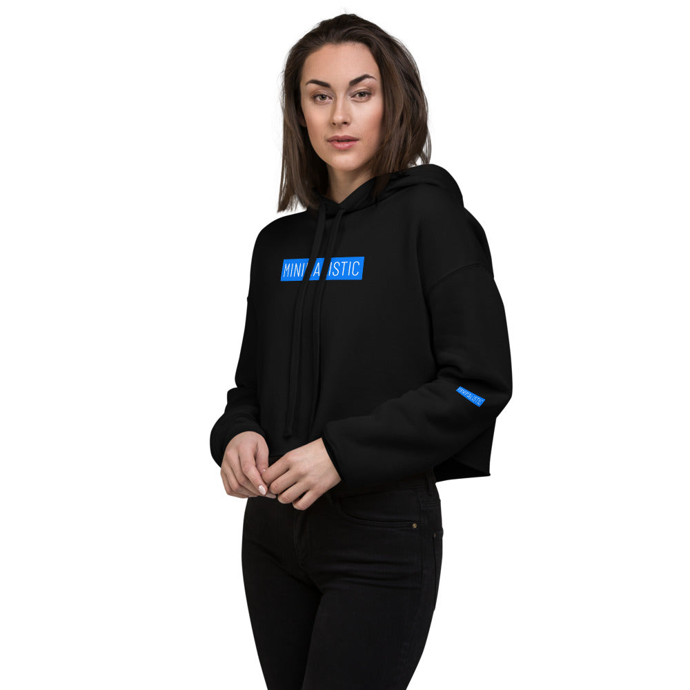 Minimalistic Womens Crop Hoodie