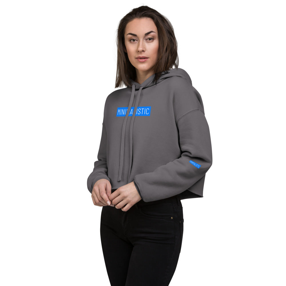 Minimalistic Womens Crop Hoodie